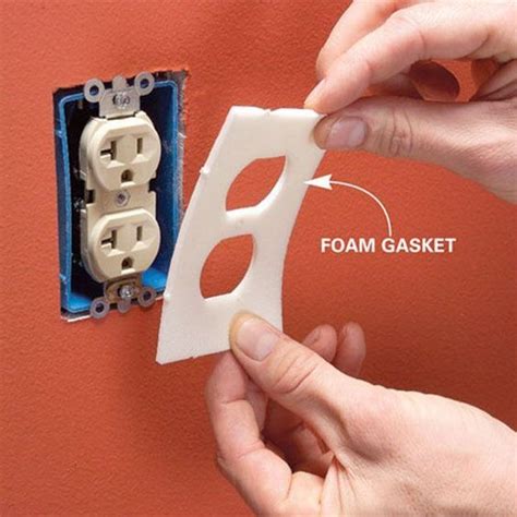 electrical box gaskets|electrical outlet insulation gaskets.